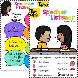 Turn & Talk Posters